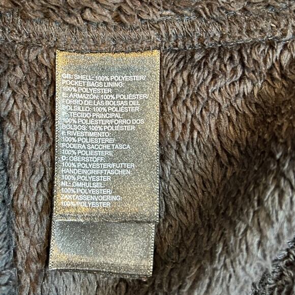 THE NORTH FACE Black Fleece Full Zip up Winter Warm Soft Girls Size 18, XL - Picture 6 of 9